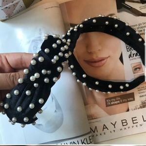 C&C pear velvet headband